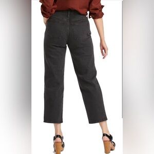 Black Vintage Straight Jeans